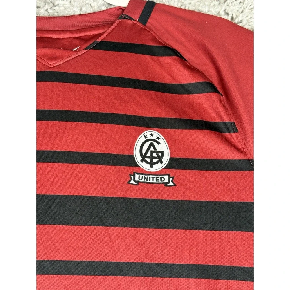 Nike Dry US Short Sleeve Challenger 20 Jersey Men's L Maroon Red Black AC CD6117